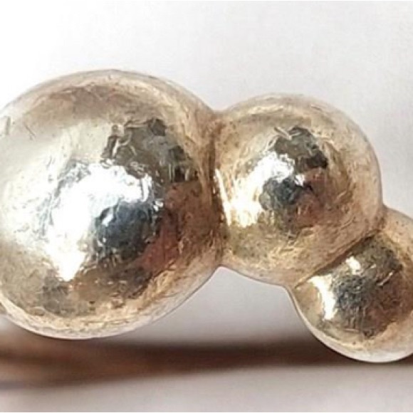 Sterling Pandora Bubble Ring 925 ALE Size 8.25 - Picture 5 of 6